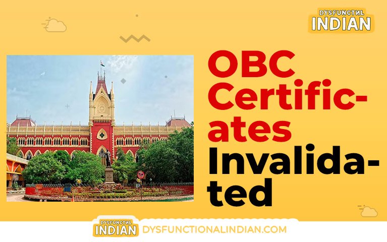 Calcutta High Court Cancels OBC Certificates in West Bengal